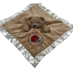 Cleveland Browns Baby Bear Security Lovey Blanket Soft Baby Fanatics 13" x 13"